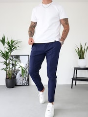 Asul - Mga Pantalon na may CAPO Smart - Larawan 3 ng 4
