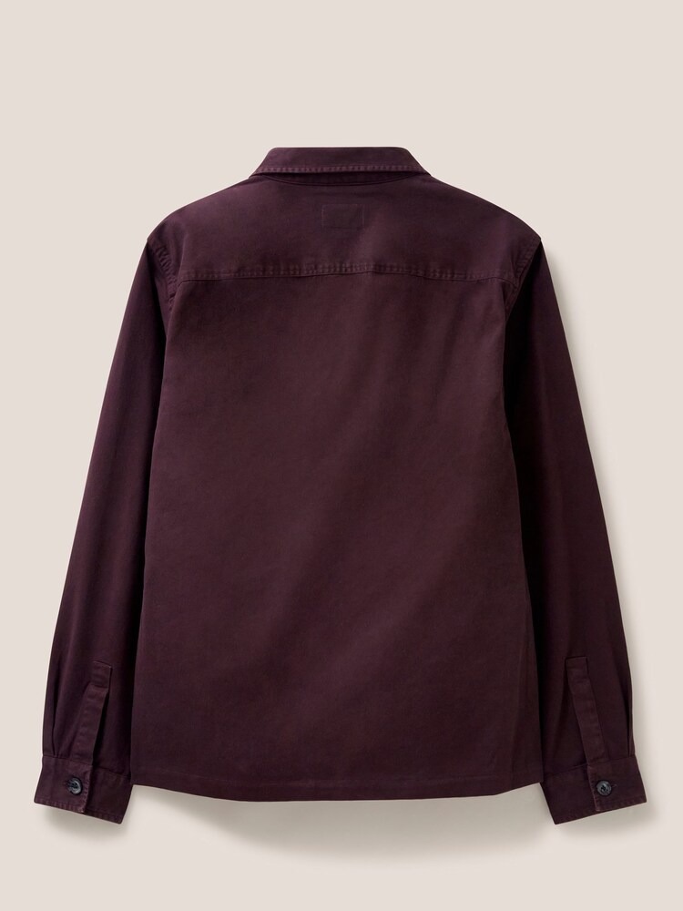White Stuff Purple Everade Shacket - Image 6 of 6
