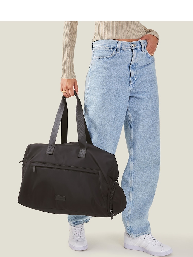 Accessorize Black Large Weekender Bag - Image 1 of 4