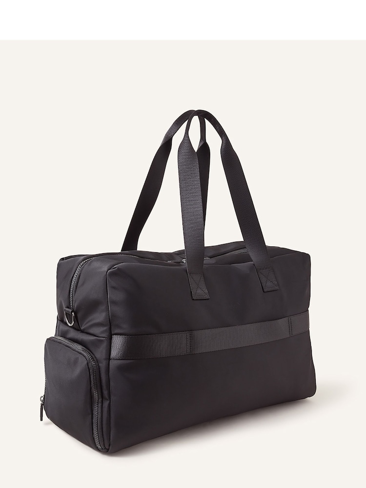 Accessorize Black Large Weekender Bag - Image 3 of 4