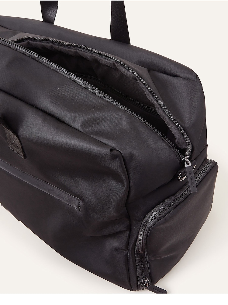 Accessorize Black Large Weekender Bag - Image 4 of 4