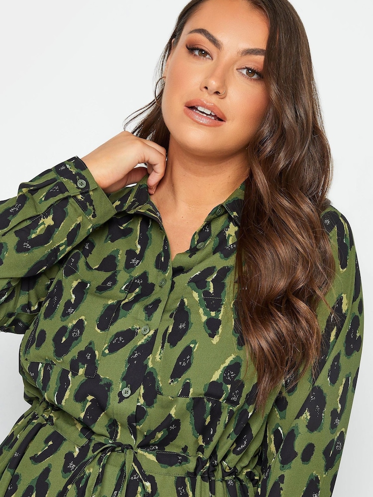 Yours Curve Green Utility Tunic - Image 4 of 4