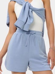Sweaty Betty Blue Wash Cloud Weight High-Waisted Shorts - Image 1 of 5