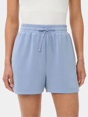 Sweaty Betty Blue Wash Cloud Weight High-Waisted Shorts - Image 3 of 5