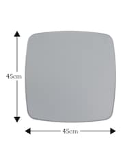 Showerdrape Harrow Squircle Bevelled Edge Mirror 45x45cm - 5的图像5｝