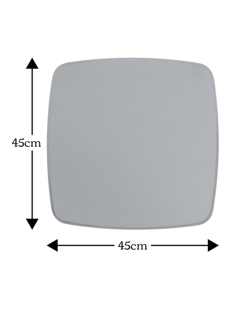Showerdrape Harrow Squircle Bevelled Edge Mirror 45x45cm - 5的图像5｝