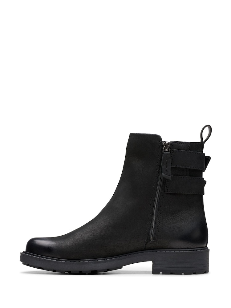 Clarks Black Leather Orinoco 2 Bay Boots - Image 7 of 7