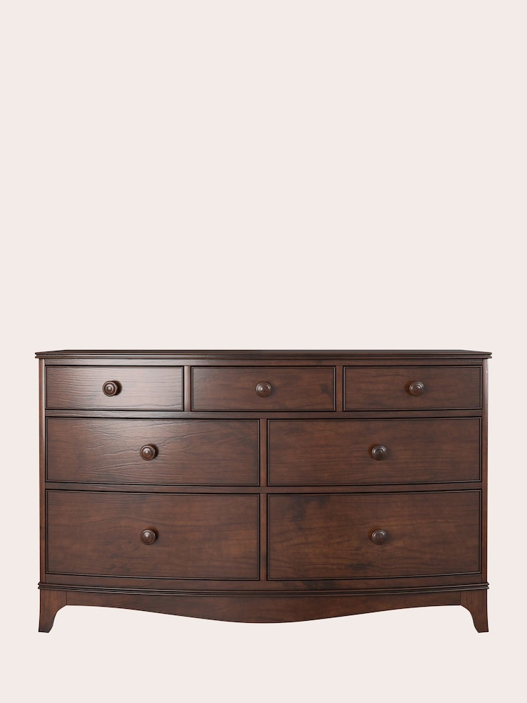 Laura Ashley Dark Broughton 3+4 Drawer Chest - Image 2 of 4