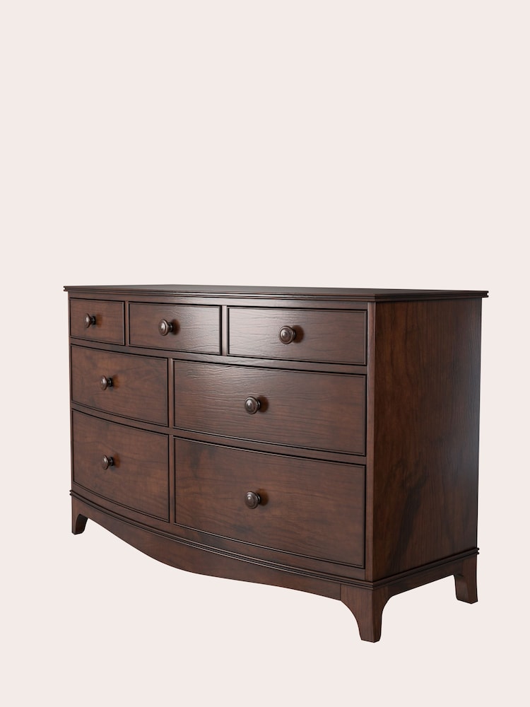 Laura Ashley Dark Broughton 3+4 Drawer Chest - Image 4 of 4