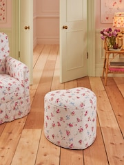 Cath Kidston Rose and Bows Cream Locket Heart Shaped Stool - Image 5 of 8