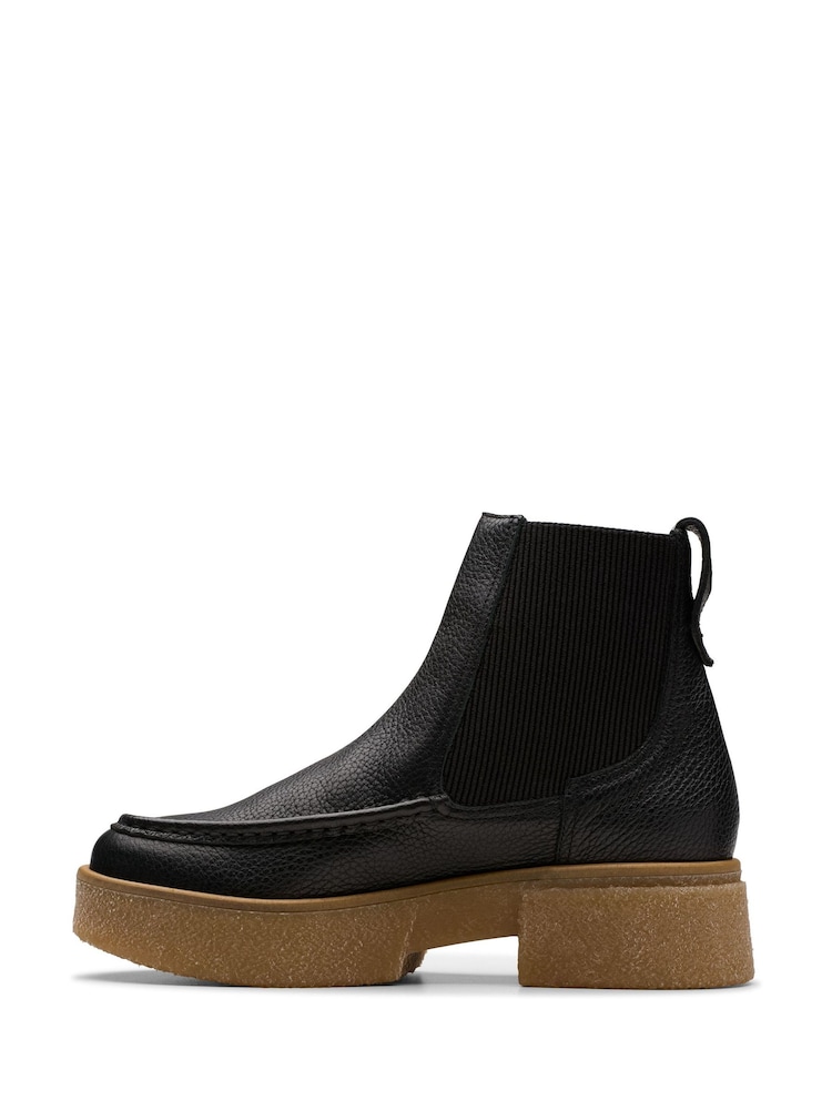 Clarks Black Leather Linoso Top Boots - Image 2 of 7