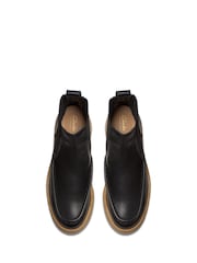 Clarks Black Leather Linoso Top Boots - Image 5 of 7
