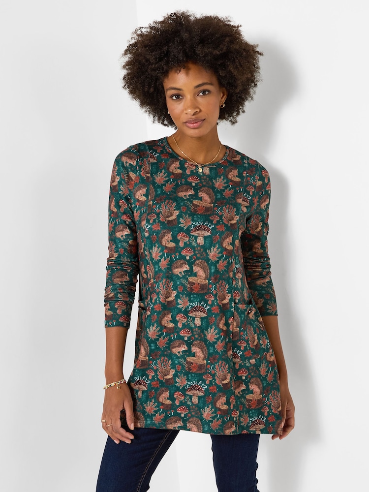 Joe Browns Hedgehog Printed Tunic Top - 6суретінің 1 суреті Joe Browns Hedgehog Printed Tunic Top - 6суретінің 1 суреті