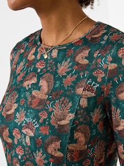 Joe Browns Hedgehog Printed Tunic Top - 6суретінің 2 суреті