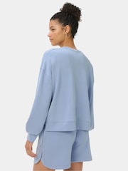 Sweaty Betty Blue Sand Wash CloudWeight Sweatshirt - Image 3 of 5