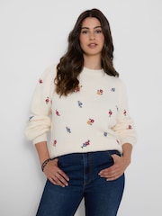 Joe Browns Ditsy Floral Embroidered Jumper - Εικόνα 2 από 7