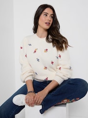 Joe Browns Ditsy Floral Embroidered Jumper - Εικόνα 5 από 7