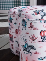 Cath Kidston Cowgirl Pink Locket Heart Shaped Stool - Image 3 of 6
