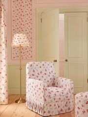 Cath Kidston Rose and Bows Cream Chair Thrilled Small 2 Seater Sofa - Image 1 of 9