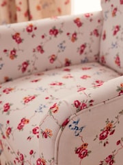 Cath Kidston Rose and Bows Cream Chair Thrilled Small 2 Seater Sofa - Image 3 of 9