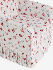 Cath Kidston Rose and Bows Cream Chair Thrilled Small 2 Seater Sofa - Image 8 of 9