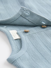 Grey/Blue Baby Top and Leggings 6 Piece Set - Image 11 of 13
