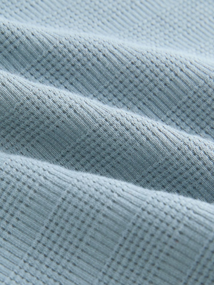 Grey/Blue Baby Top and Leggings 6 Piece Set - Image 12 of 13