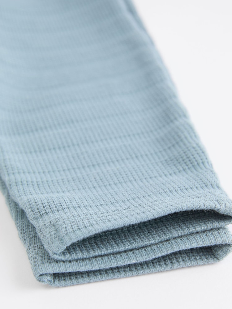 Grey/Blue Baby Top and Leggings 6 Piece Set - Image 13 of 13