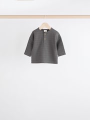 Grey/Blue Baby Top and Leggings 6 Piece Set - Image 7 of 13