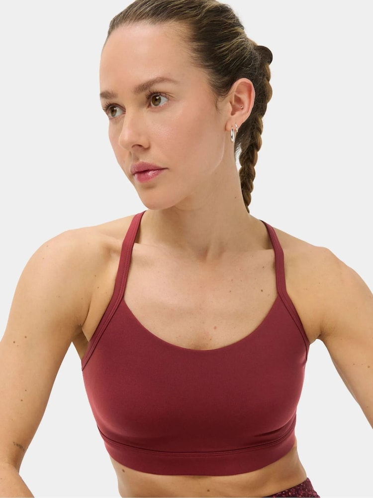 Sweaty Betty Red Empower Sports Bra - Image 1 of 6