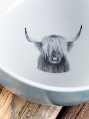 Set of 4 Teal Blue Hamish Bowls - Image 3 of 4