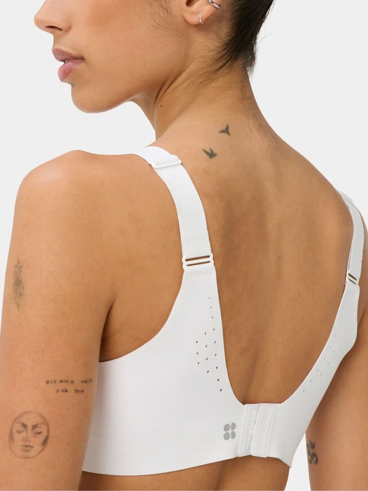 Sweaty Betty White Runners High Sports Bra - Image 5 of 5