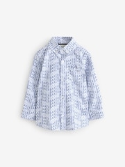 Baker by Ted Baker Navy Shirt Trousers and Braces Set - Image 11 of 15