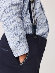 Baker by Ted Baker Navy Shirt Trousers and Braces Set - Image 8 of 15