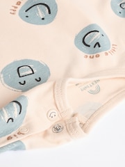 Teal Faces Baby Top and Leggings 100% Cotton Set 6 Pack - Image 13 of 16