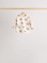 Teal Faces Baby Top and Leggings 100% Cotton Set 6 Pack - Image 5 of 16