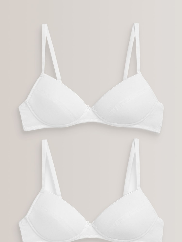 White 2 Pack First Trainer Bras - Image 1 of 3