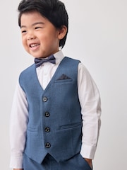 Blau - Baker by Ted Baker Set mit Weste, Hemd und Hose - Image 2 of 11