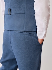 Blau - Baker by Ted Baker Set mit Weste, Hemd und Hose - Image 4 of 11