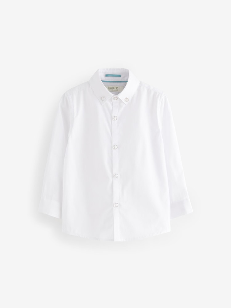 Blau - Baker by Ted Baker Set mit Weste, Hemd und Hose - Image 8 of 11