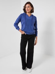 Joe Browns Blue Lottie Hooded Sweatshirt - Image 3 of 6