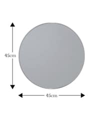 Showerdrape Woolwich Chrome Framed Round Mirror - صورة 4 من 4