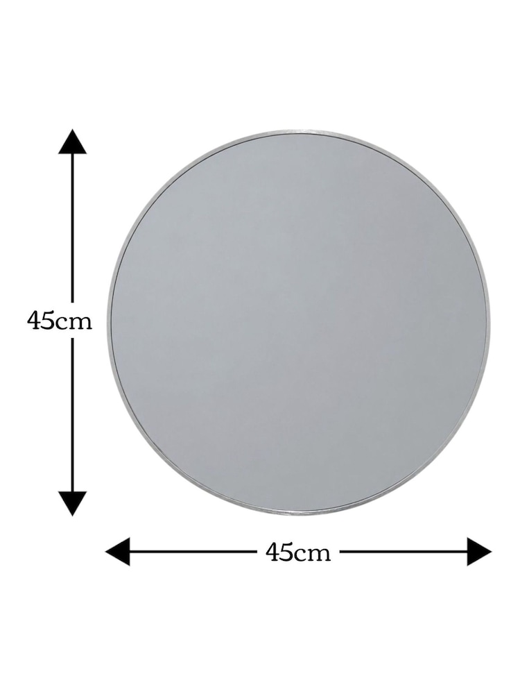 Showerdrape Woolwich Chrome Framed Round Mirror - صورة 4 من 4