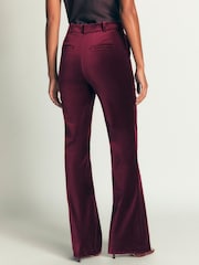 Boden Purple Flare Velvet Trousers - Image 3 of 7