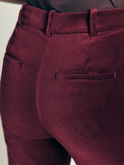 Boden Purple Flare Velvet Trousers - Image 5 of 7