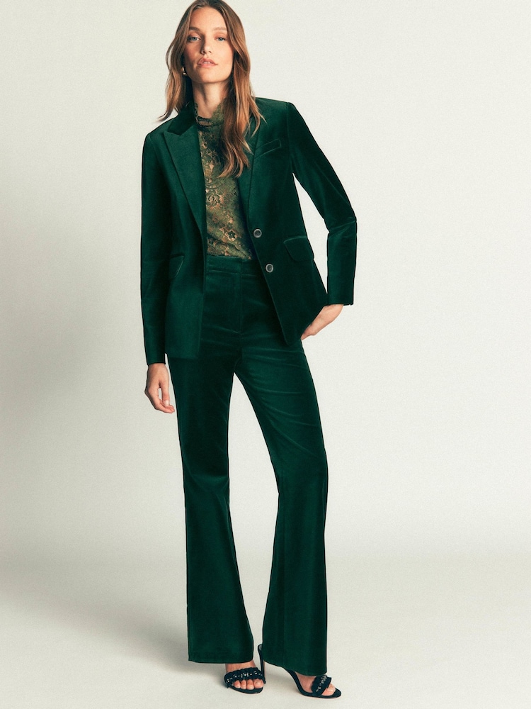 Boden Green Stamford Velvet Blazer - Image 1 of 6