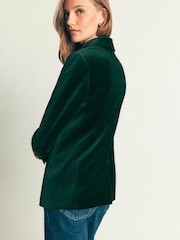Boden Green Stamford Velvet Blazer - Image 3 of 6