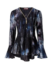 Joe Browns Grey Remarkable Zip Front Top - Image 5 of 5