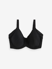 Black/White F-K Cup Under Arm Smoothing Non Pad Wired Minimising Ultimate Comfort Bras 2 Pack - Image 11 of 12