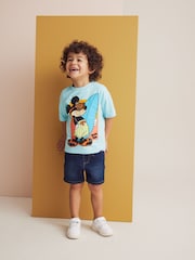 Blue Mickey Short Sleeve T-Shirt (3mths-8yrs) - Image 2 of 8